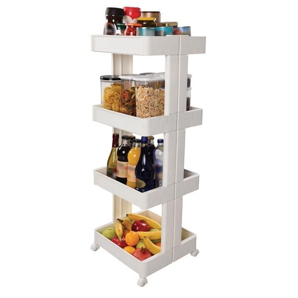 Technow Motek big-04 Organızer 4'lü Raf Çok Amaçlı Dekoratif Modern Raf