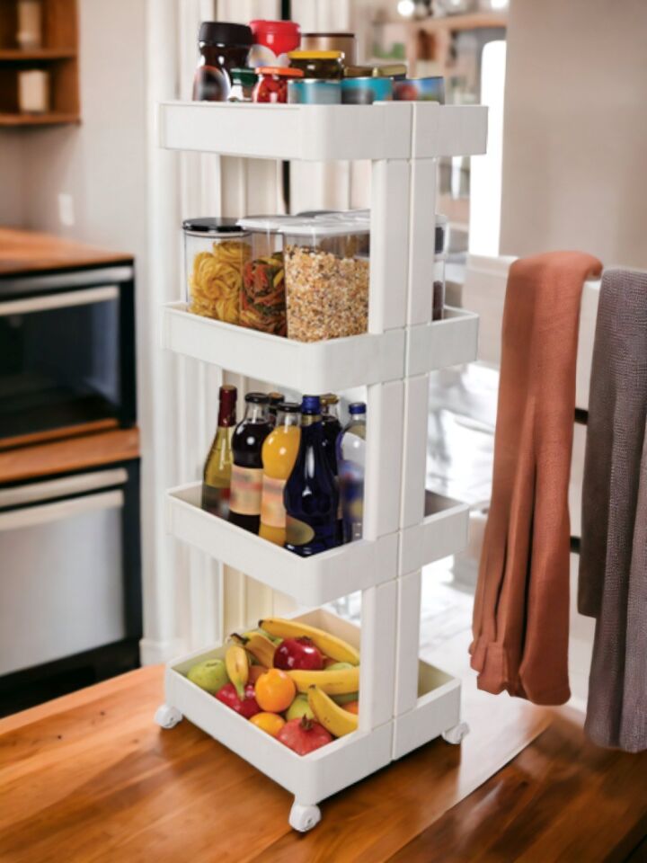 Technow Motek big-04 Organızer 4'lü Raf Çok Amaçlı Dekoratif Modern Raf