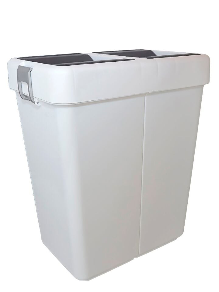 Technow Motek 28 Litre Mini Tasarım Geri Dönüşüm Ofis/Ev/Çalışma Odası Çöp Kutusu Kovası