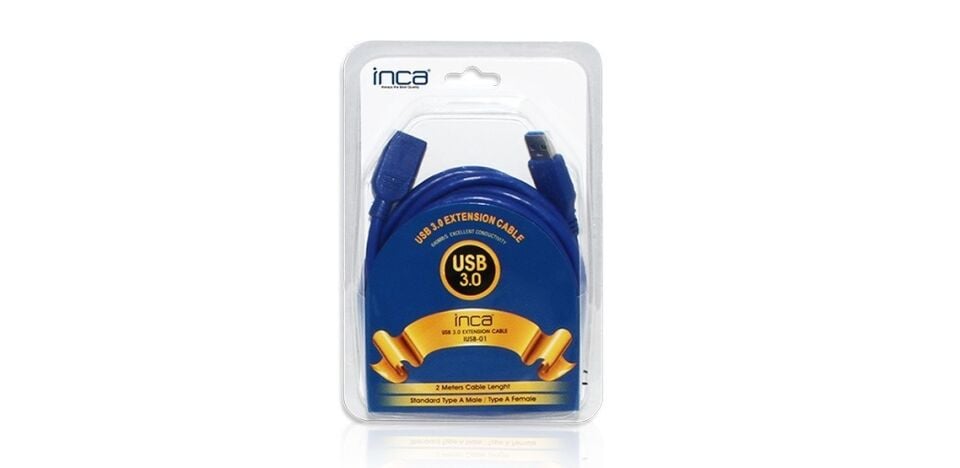 Inca Iusb-020t Usb To Usb 3,0 2 Metre Uzatma Kablosu