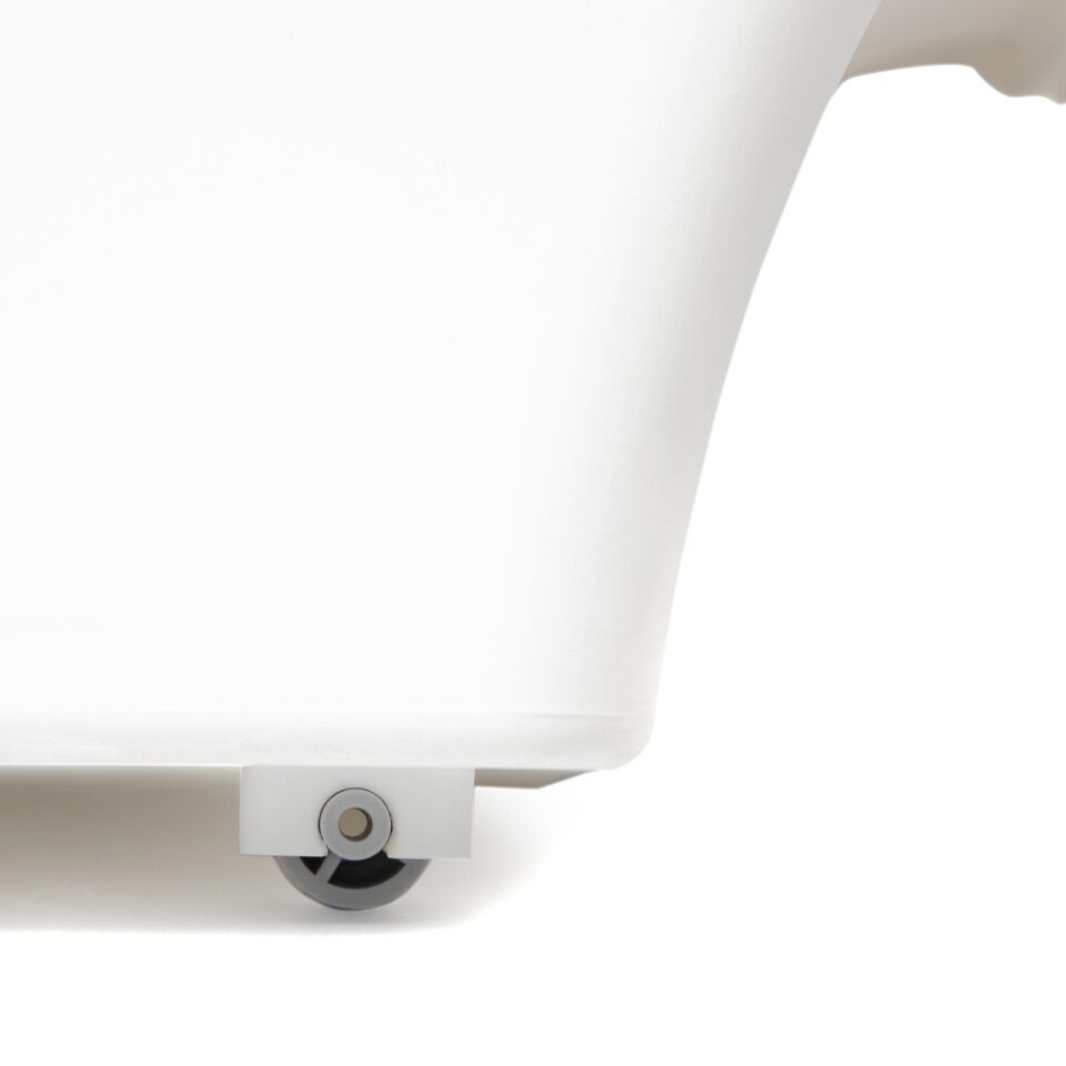 Technow Motek 12 Litre Gri Beyaz Gri Tekerlekli Organizer  2 Adet + Temizlik Seti