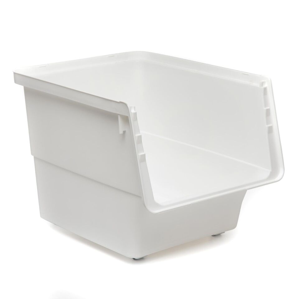 Technow Motek 12 Litre Gri Beyaz Gri Tekerlekli Organizer  2 Adet + Temizlik Seti