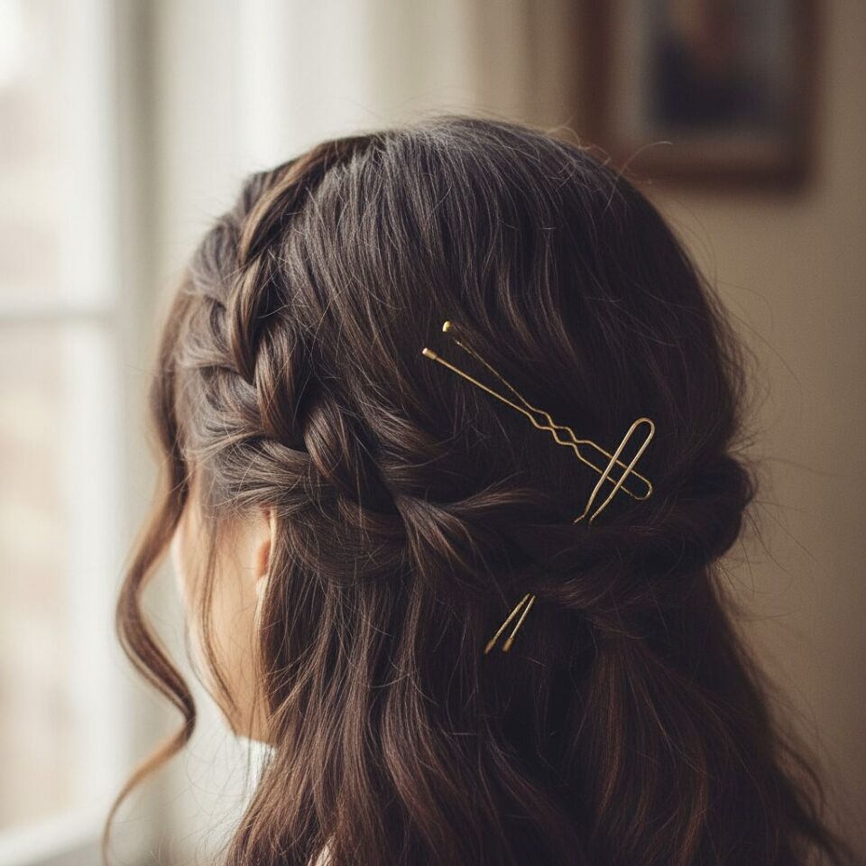 Technow Sarı 5 cm Küçük Topuzlu Saç Firketesi Toka 0.70 Sarı