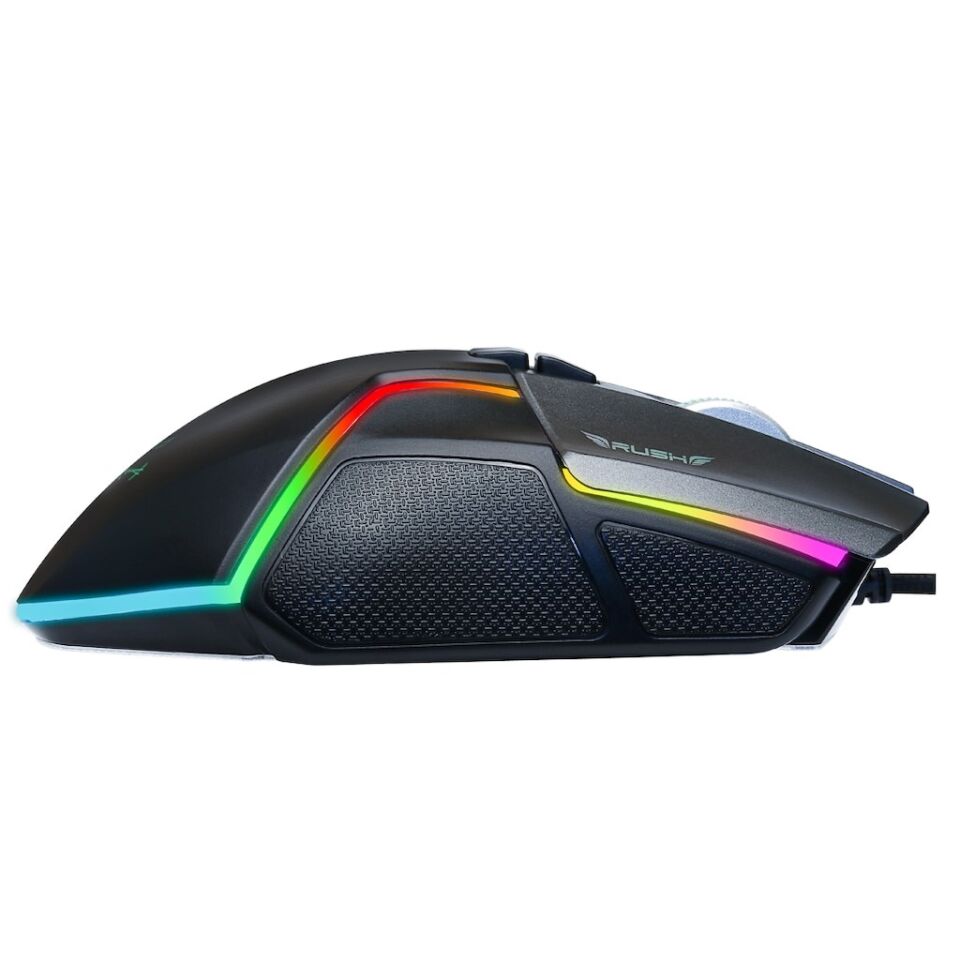Technow Rush TOPAZ RM84 10.000 DPI RGB 6D Makro Pro Gaming Oyuncu Mouse