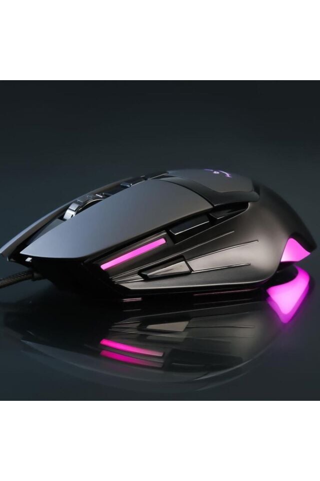 Rush Poıson RM82 10000 Dpı RGB 7d Gaminf Oyuncu Mouse