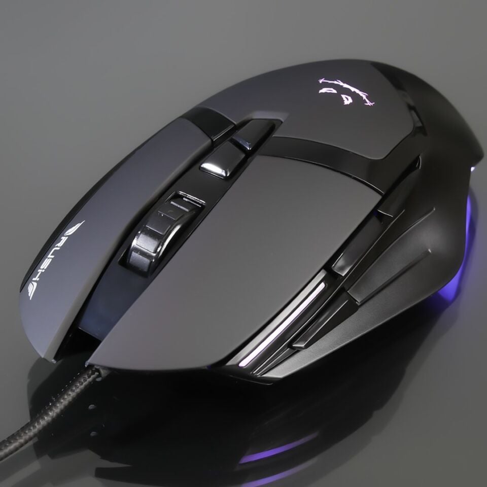 Rush Poıson RM82 10000 Dpı RGB 7d Gaminf Oyuncu Mouse