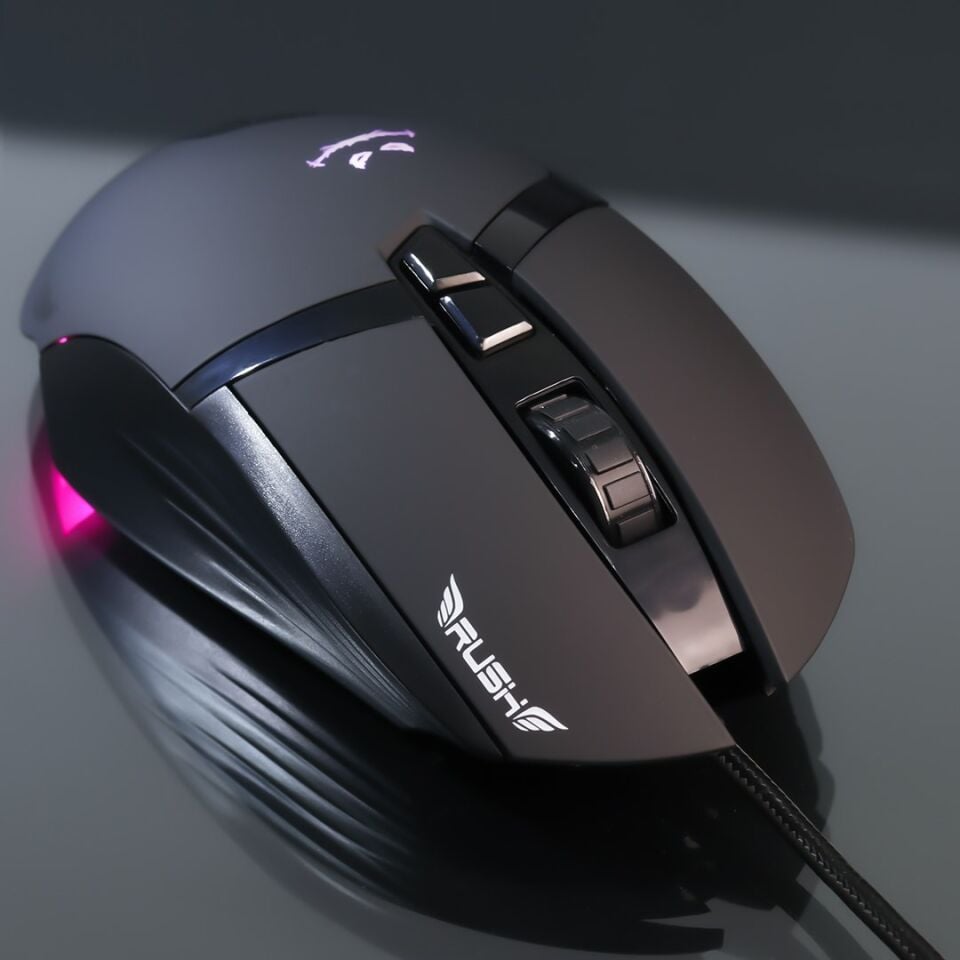 Rush Poıson RM82 10000 Dpı RGB 7d Gaminf Oyuncu Mouse