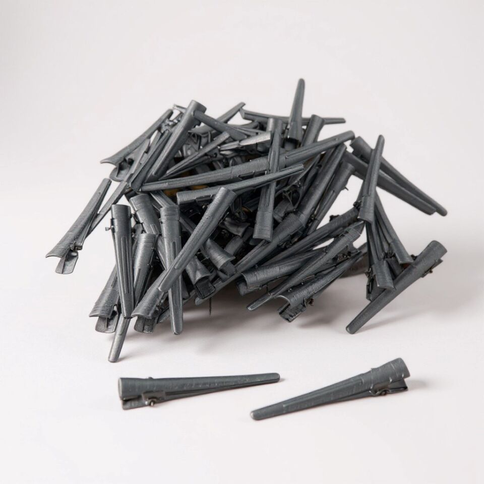 Technow Alüminyum Saç Pensi - Kuaför Fön  Şekillendirme Pensi 50 Adet