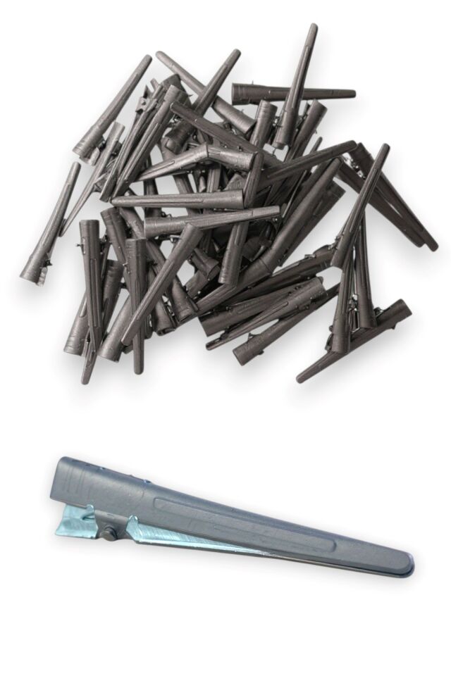 Technow Alüminyum Saç Pensi - Kuaför Fön  Şekillendirme Pensi 50 Adet