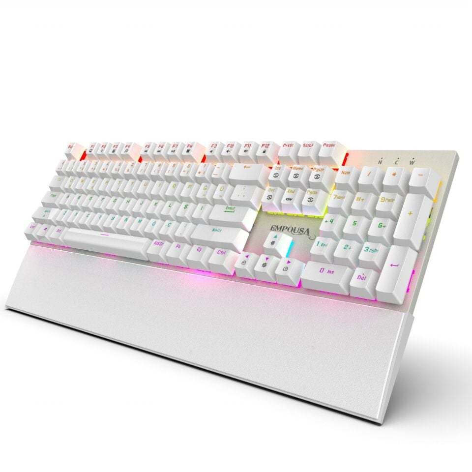 Inca IKG-456 Mekanik Klavye | Blue Switch ARGB Led Full Anti-Ghosting Mıknatıslı Bilek Desteği