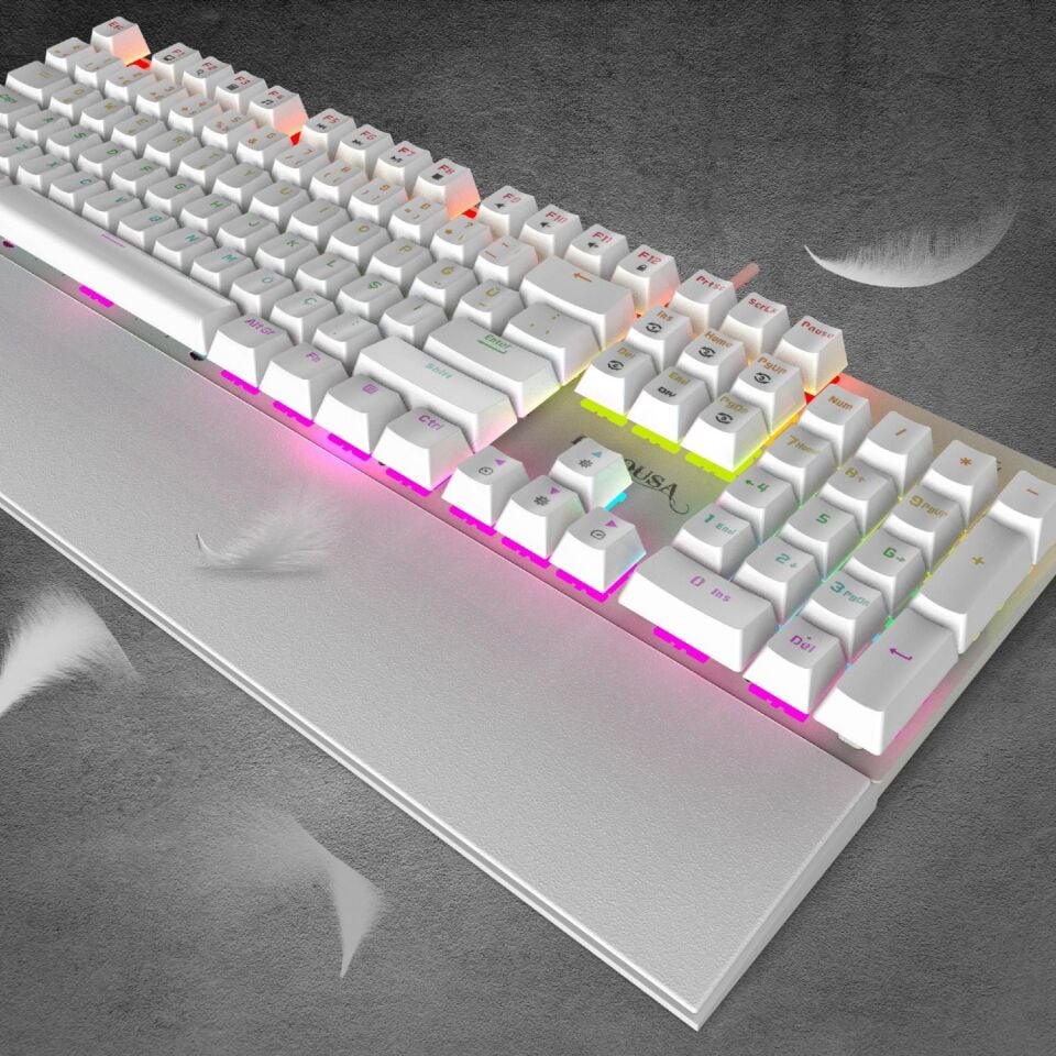 Inca IKG-456 Mekanik Klavye | Blue Switch ARGB Led Full Anti-Ghosting Mıknatıslı Bilek Desteği