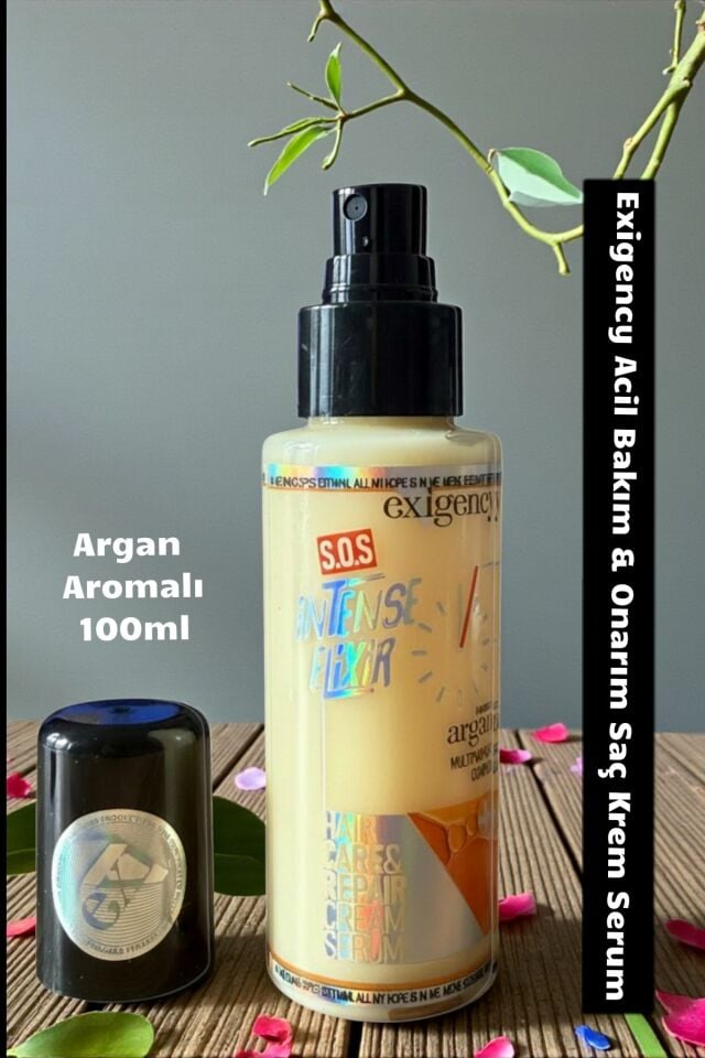 Exigency Durulamasız Argan Aromalı Acil Bakım&Onarım Saç Krem Serum  100ml