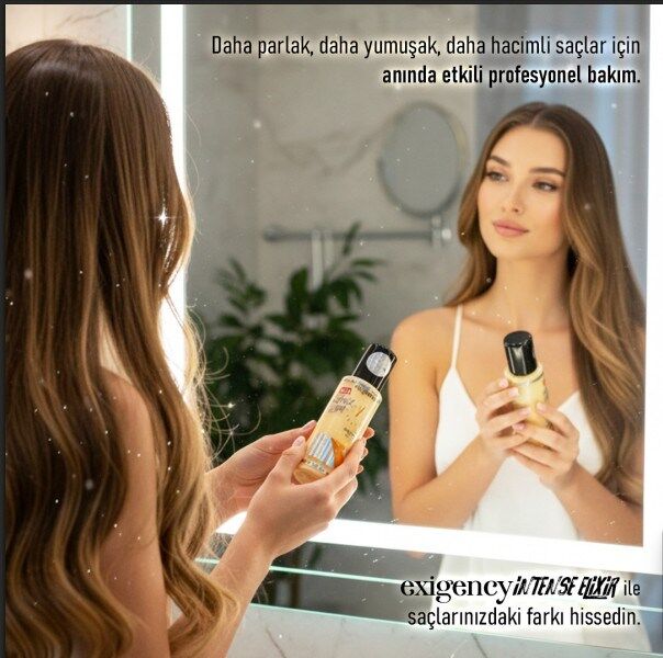 Exigency Durulamasız Biberiye Yağlı Acil Bakım & Onarım Saç Krem Serum  100ml