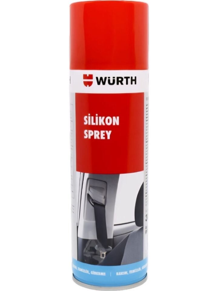 Würth Silikon Sprey 300 ml Metal Plastik Lastik Parçalar Için Uzun Süreli Koruma Özellikli
