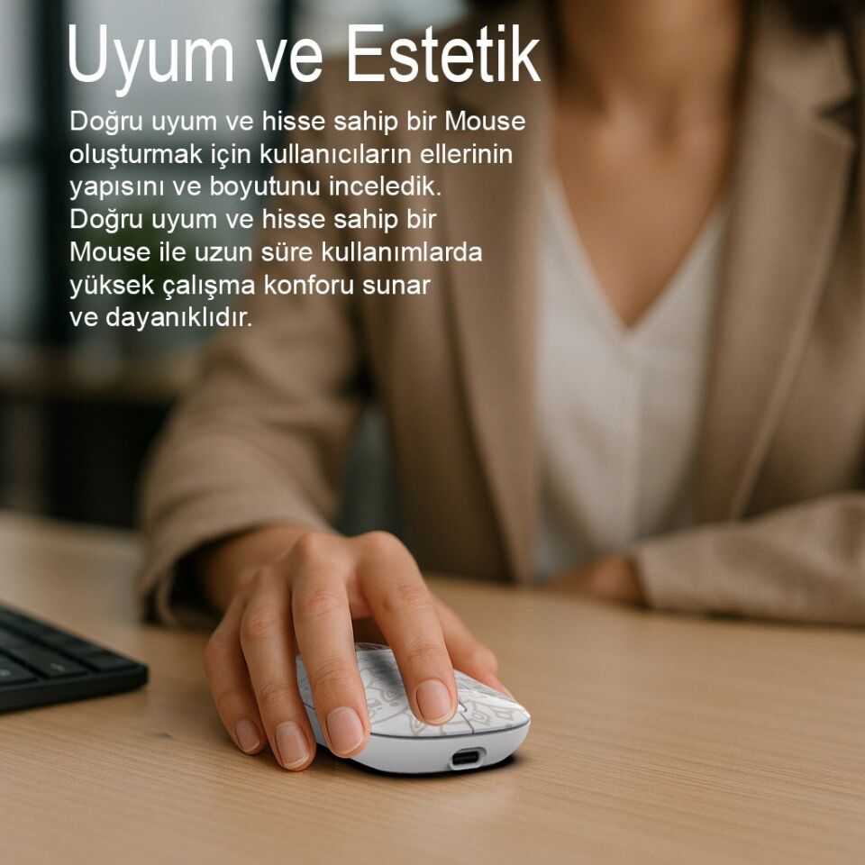 Inca IWM-242K Bluetooth+Wireless Double Mod Rechargeable Silent Mouse