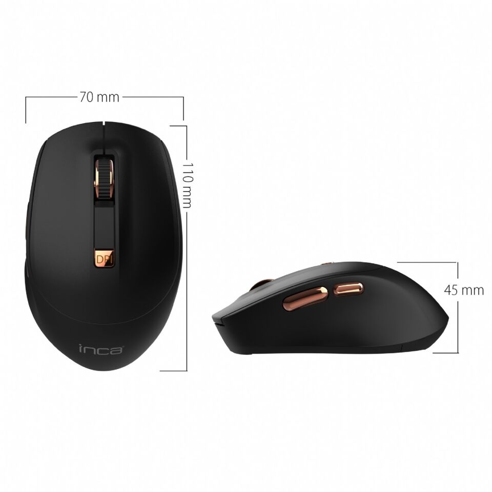 IWM-244RS 2.4ghz Kablosuz Optik Mouse Tasarım Sessiz Tuşlar, 6d Fonksiyon | 800-1600 Dpı  Mouse