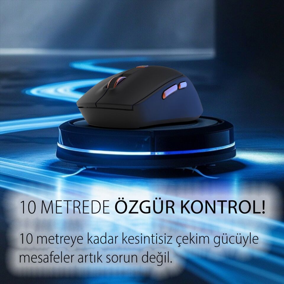 IWM-244RS 2.4ghz Kablosuz Optik Mouse Tasarım Sessiz Tuşlar, 6d Fonksiyon | 800-1600 Dpı  Mouse