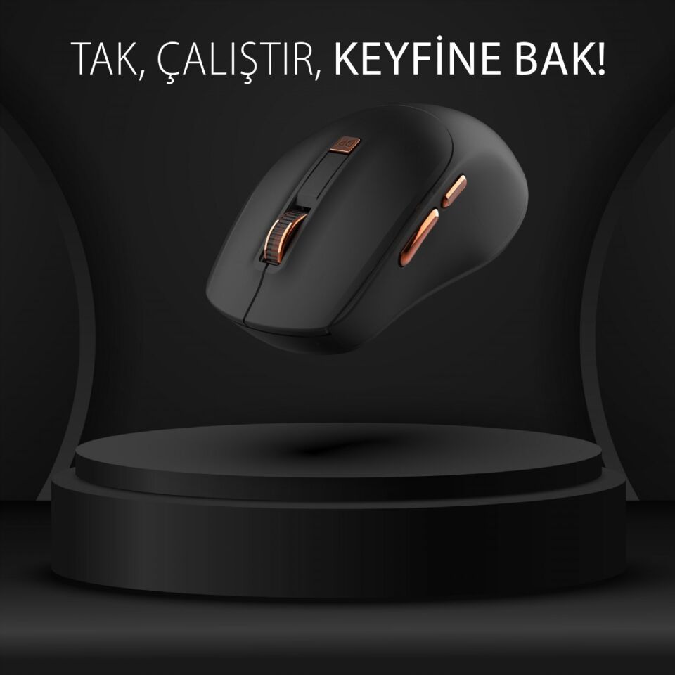 IWM-244RS 2.4ghz Kablosuz Optik Mouse Tasarım Sessiz Tuşlar, 6d Fonksiyon | 800-1600 Dpı  Mouse
