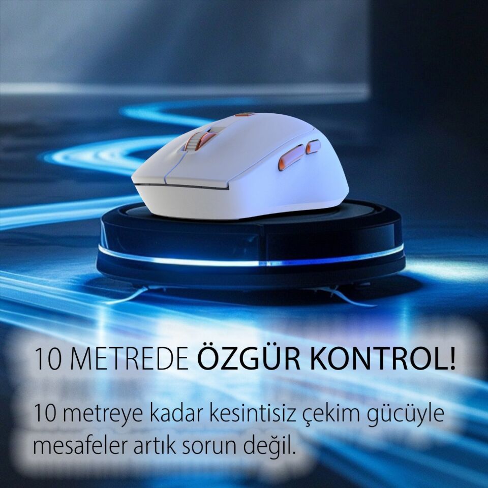 IWM-244RB 2.4ghz Kablosuz Optik Mouse Sessiz Tuşlar, 6d Fonksiyon | 800-1600 Dpı  Mouse