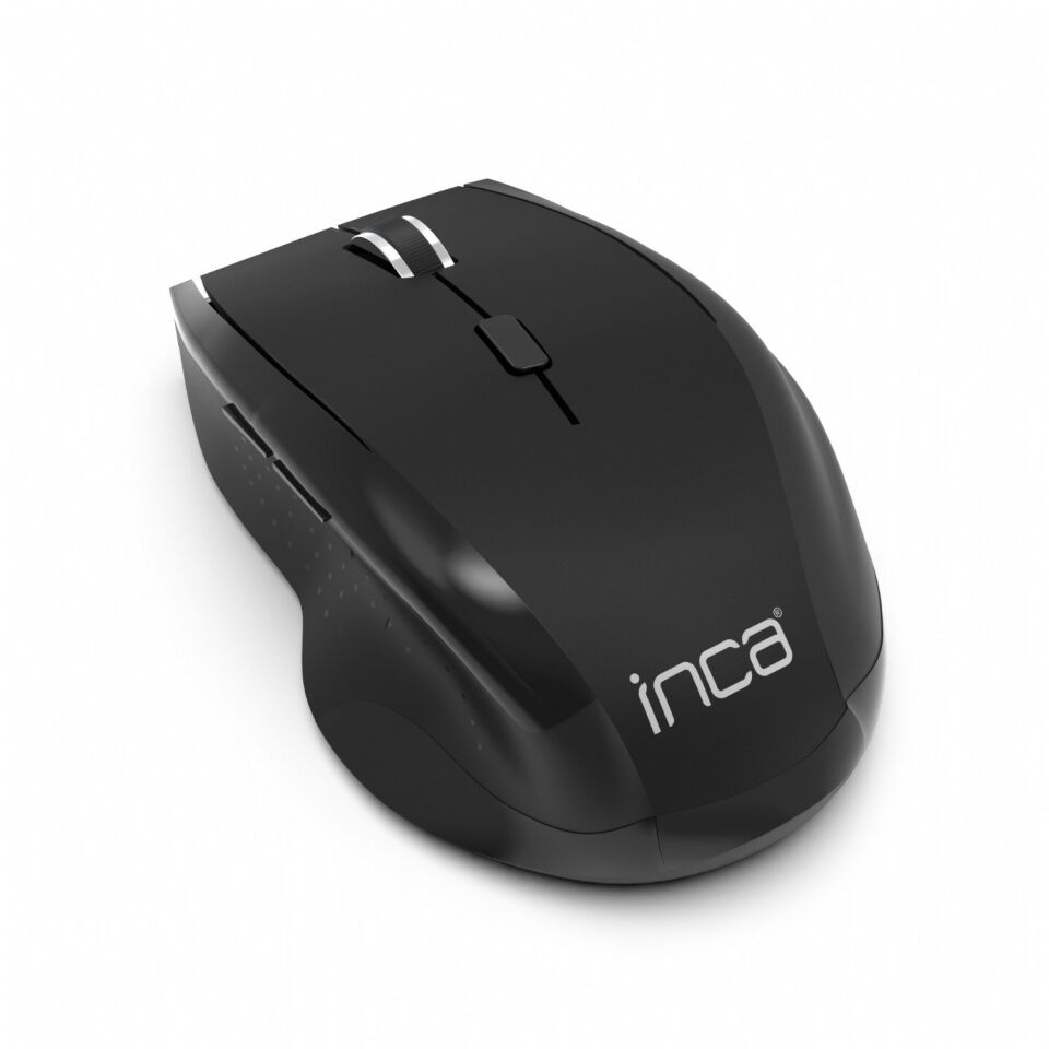 Inca IWM-500GL 2.4GHz 1600Dpi Laser Wireless Nano Alıcılı Siyah Mouse