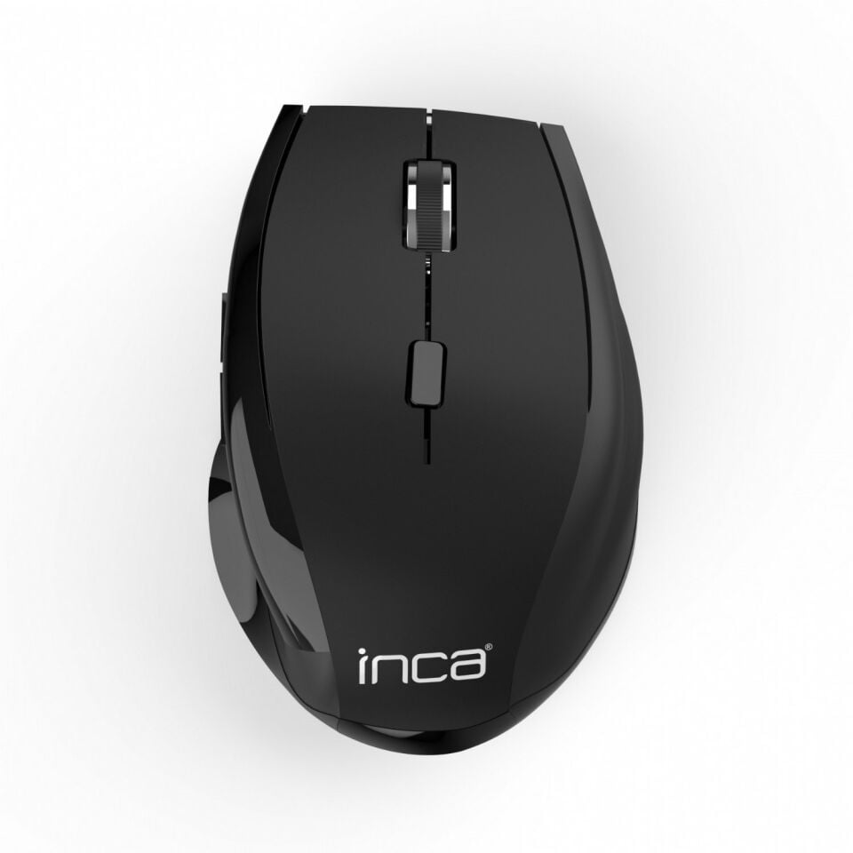 Inca IWM-500GL 2.4GHz 1600Dpi Laser Wireless Nano Alıcılı Siyah Mouse