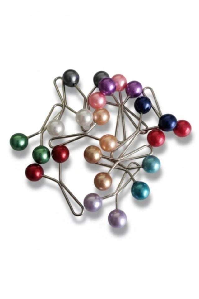 Technow TCH-MD1 Başörtüsü Kıskacı,Tesettür Eşarp Şal İğnesi Klipsi 12 Adet