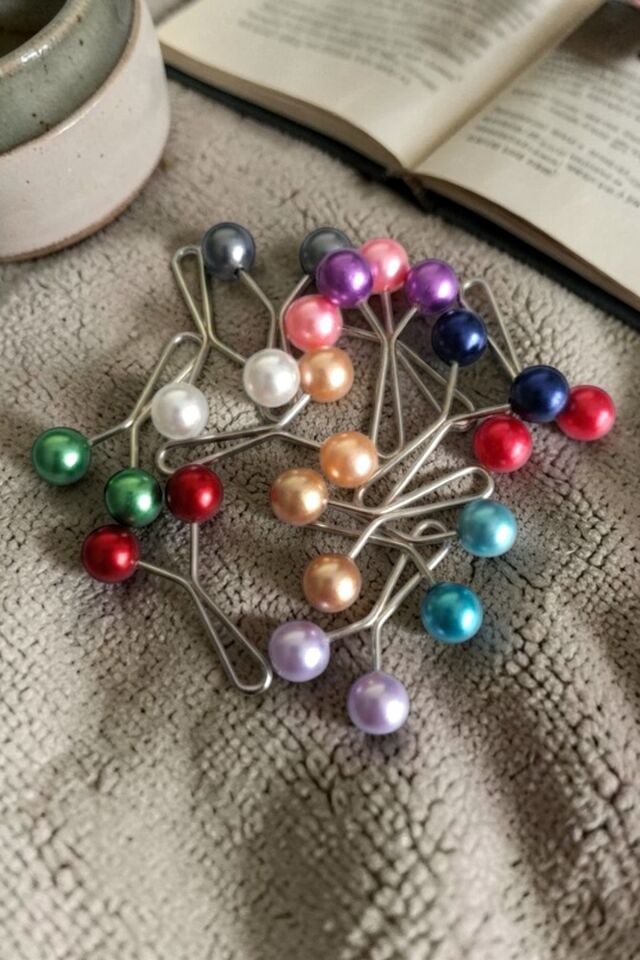 Technow TCH-MD1 Başörtüsü Kıskacı,Tesettür Eşarp Şal İğnesi Klipsi 12 Adet