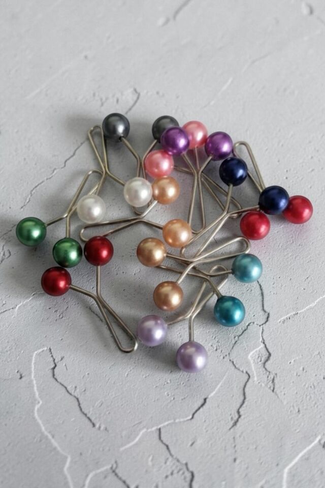 Technow TCH-MD1 Başörtüsü Kıskacı,Tesettür Eşarp Şal İğnesi Klipsi 12 Adet