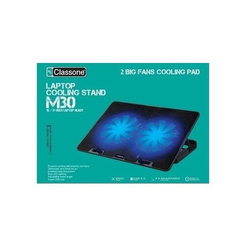 Classone M30 Mavi Led 15.6' Oyuncu Notebook Soğutucu + Kablosuz Mouse