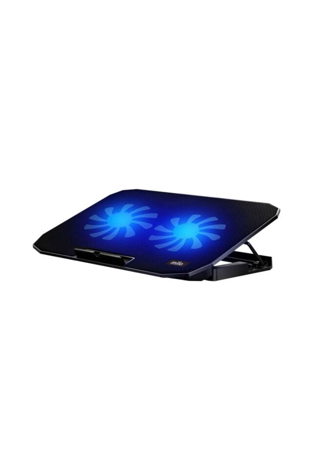M40 Gaming Laptop Soğutucu Notebook Standı, Mavi Led ,14-15.6-17 Inch Uyumlu, 2 Fan, 2 Usb