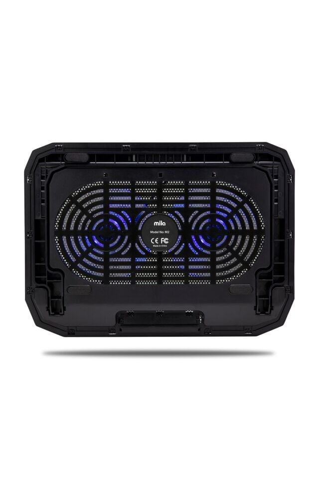 M40 Gaming Laptop Soğutucu Notebook Standı, Mavi Led ,14-15.6-17 Inch Uyumlu, 2 Fan, 2 Usb