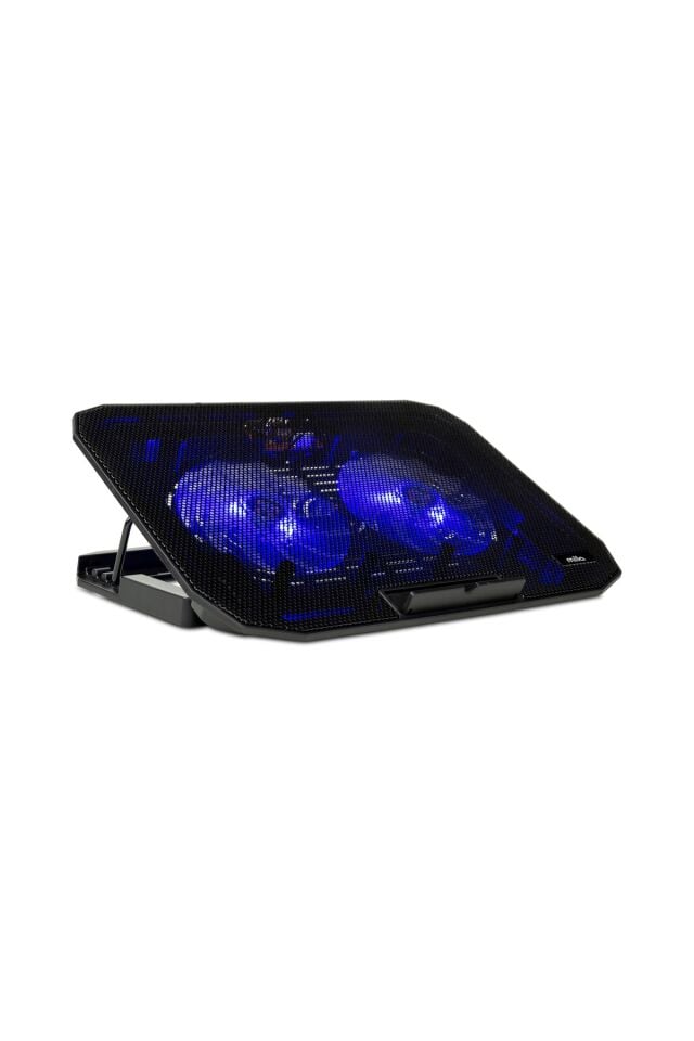 M40 Gaming Laptop Soğutucu Notebook Standı, Mavi Led ,14-15.6-17 Inch Uyumlu, 2 Fan, 2 Usb