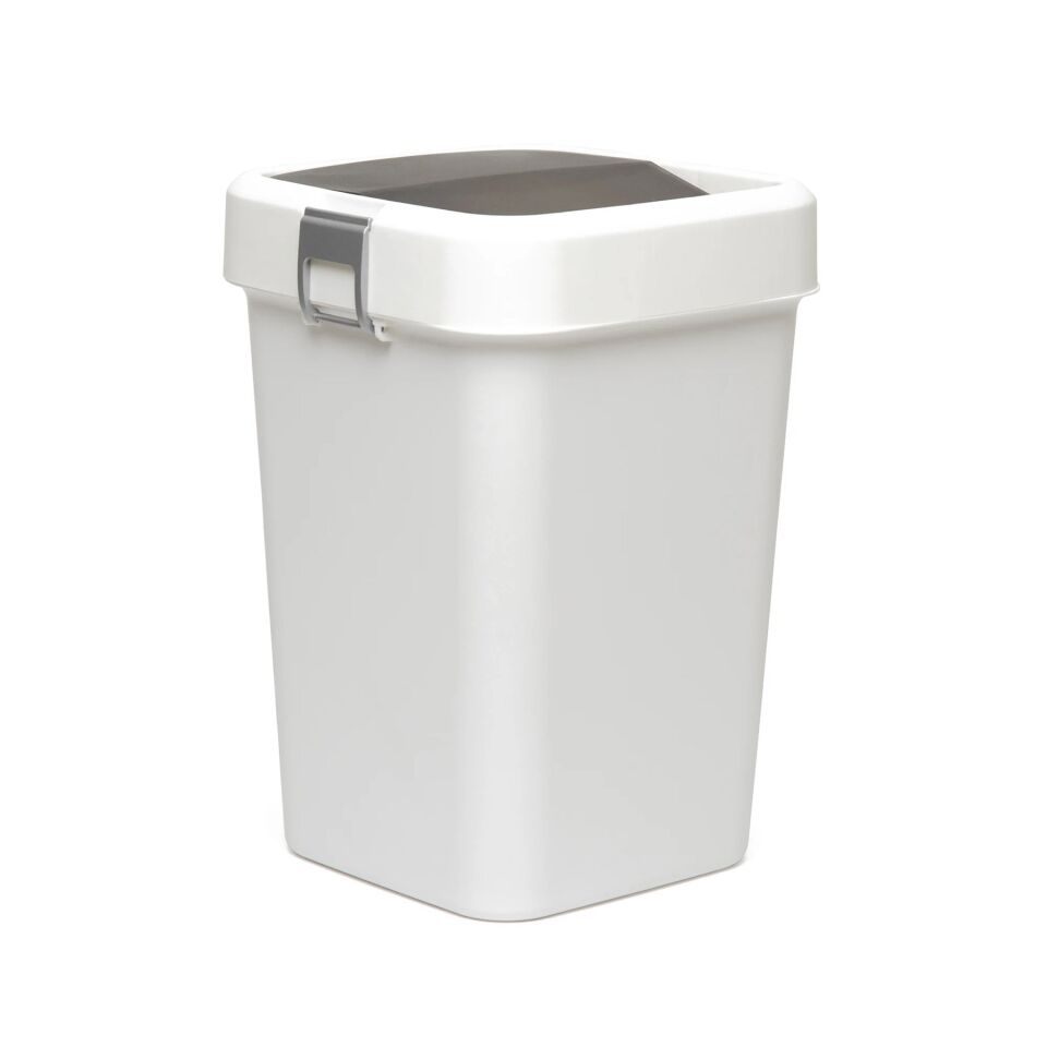 Motek COB-410 Comfort Dustbin 8 Litre Çöp Kutusu Kovası Beyaz