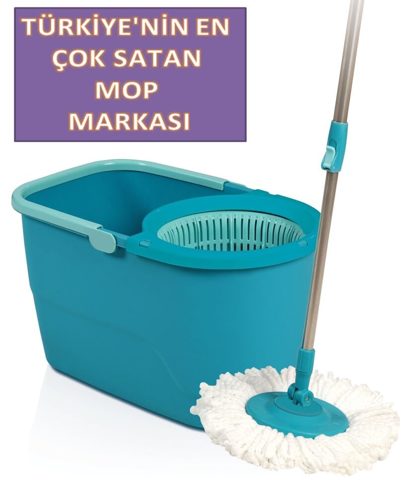 Motek MT-24 Trend Mikrofiber Başlıklı Temizlik Mop Seti