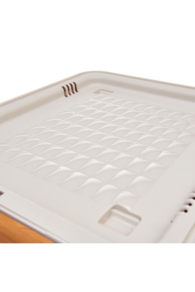 Motek MT05B Freebox 33 Litre Bambu Desen Tekerlekli 3*33 Lt 3'lü Set Organizer