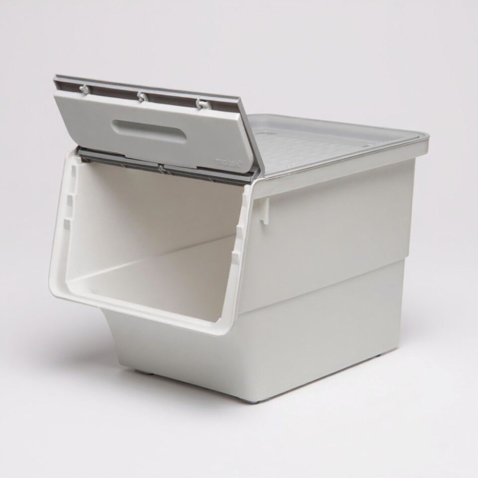 Technow Motek MT06 12 Litre Gri Tekerlekli Tekli Organizer + Temizlik Seti