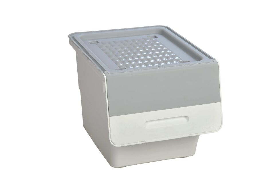 Motek Mt07 Tekerlekli Eşya Ve Erzak Kutusu 3katlı 3x12 Litre Gri Organizer