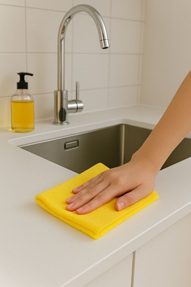 Technow 12’li Çok Amaçlı Temizlik Banyo Dayanıklı Uzun Ömürlü Mutfak Bezi