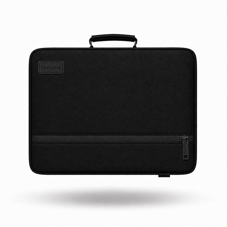 Classone 3in1 Serisi CLK140 13,14 inch Uyumlu Tablet Laptop El ve Omuz Çantası Siyah