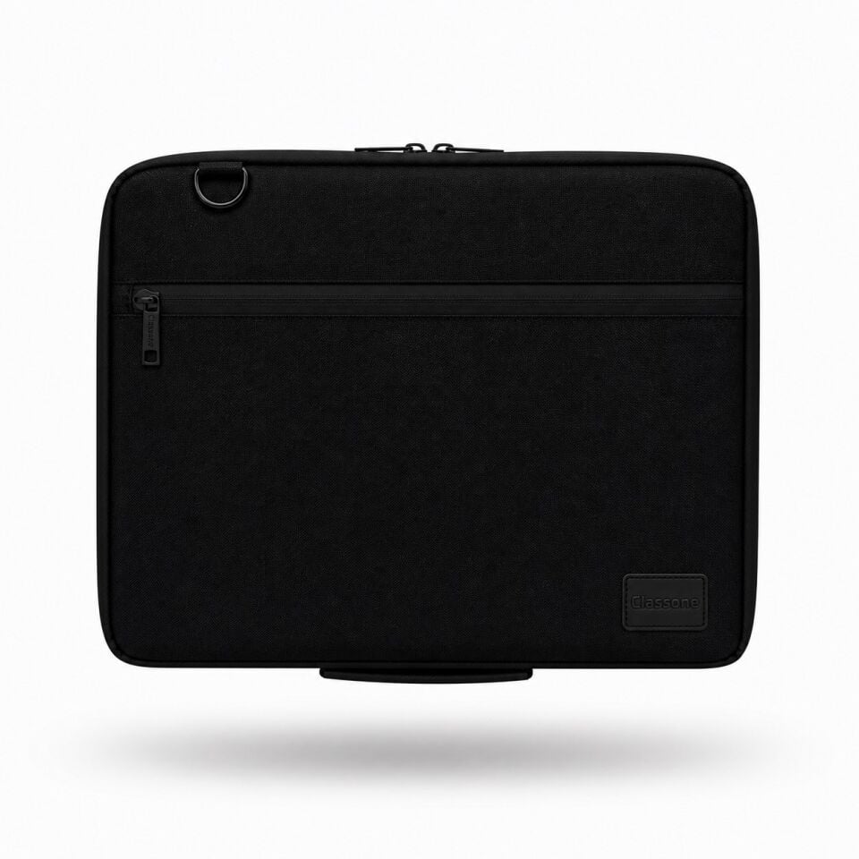Classone 3in1 Serisi CLK140 13,14 inch Uyumlu Tablet Laptop El ve Omuz Çantası Siyah