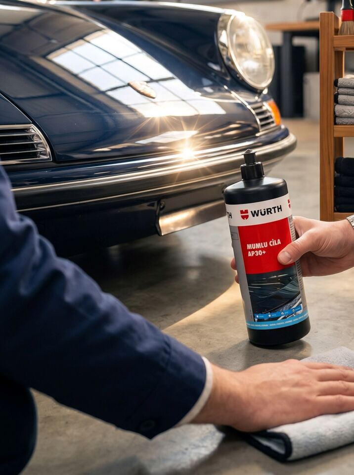 Würth Mumlu Cila AP30 + Oto Yıkama Süngeri + Cam Sabunu  Avantaj Paketi