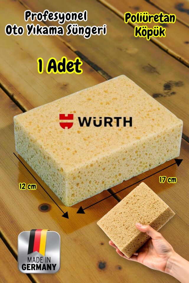 Würth Mumlu Cila AP30 + Oto Yıkama Süngeri + Cam Sabunu  Avantaj Paketi